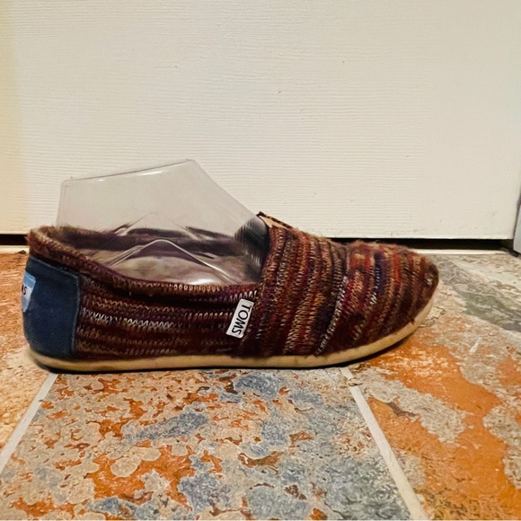 👞Rich & Colorful TOM’s Woven Woolen Flats! Warm, Cozy, and Comfortable! - Picture 13 of 14
